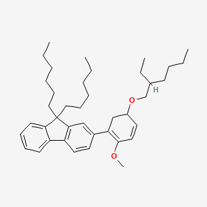 molecular formula C40H58O2 B13778760 {2-Ethylhexyloxy}-1,4-phenylene)] 