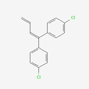 molecular formula C16H12Cl2 B13778796 1,1-Bis(4-chlorophenyl)-buta-1,3-diene CAS No. 92854-06-3