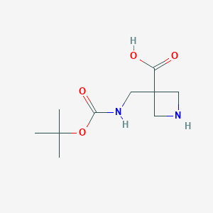 B1377882 3-(Boc-aminomethyl)azetidine-3-carboxylic acid CAS No. 1158759-58-0