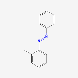 molecular formula C13H12N2 B13778856 (2-Methylphenyl)phenyldiazene CAS No. 6676-90-0