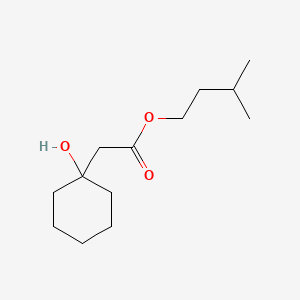 molecular formula C13H24O3 B13778860 3-Methylbutyl 1-hydroxycyclohexaneacetate CAS No. 6946-66-3