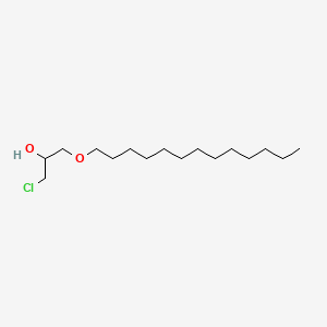 molecular formula C16H33ClO2 B13778987 2-Propanol, 1-chloro-3-(tridecyloxy)- CAS No. 68334-56-5