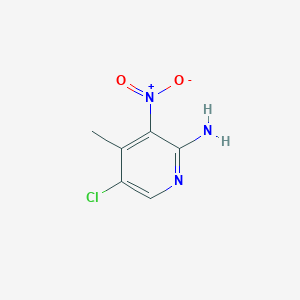 molecular formula C6H6ClN3O2 B137790 5-Chloro-4-methyl-3-nitropyridin-2-amine CAS No. 148612-17-3