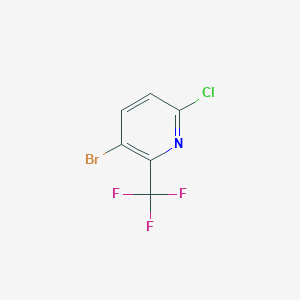 molecular formula C6H2BrClF3N B1377904 3-Bromo-6-chloro-2-(trifluoromethyl)pyridine CAS No. 1227563-63-4