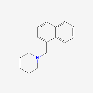 molecular formula C16H19N B13779068 1-(1-Naphthylmethyl)piperidine CAS No. 6947-74-6