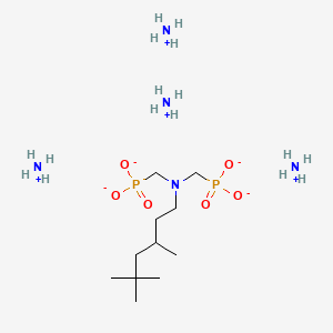 molecular formula C11H39N5O6P2 B13779070 Tetraammonium (((3,5,5-trimethylhexyl)imino)bis(methylene))diphosphonate CAS No. 94113-30-1