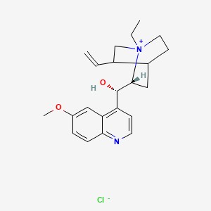 molecular formula C22H29ClN2O2 B13779162 Quinine, ethochloride CAS No. 63717-07-7