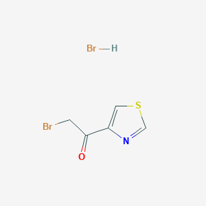 molecular formula C5H5Br2NOS B1377918 2-Bromo-1-thiazol-4-yl-ethanone hydrobromide CAS No. 26489-43-0