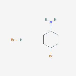 molecular formula C6H13Br2N B1377919 4-Bromocyclohexanamine hydrobromide CAS No. 1087767-30-3