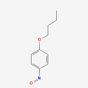 molecular formula C10H13NO2 B13779220 ETHER, BUTYL p-NITROSOPHENYL CAS No. 7696-62-0