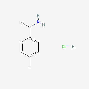 molecular formula C9H14ClN B1377929 1-(4-Methylphenyl)ethanamine, hcl CAS No. 854181-94-5