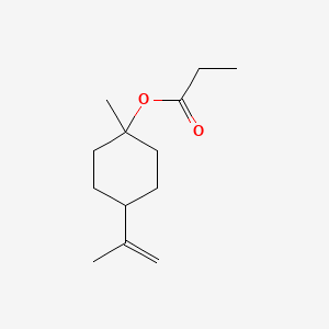 molecular formula C13H22O2 B13779440 1-Methyl-4-(1-methylvinyl)cyclohexyl propionate CAS No. 93836-72-7