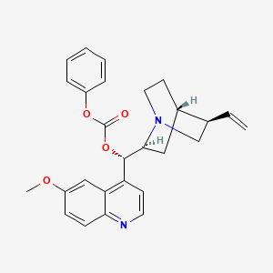 molecular formula C27H28N2O4 B13779535 Quinine benzoate 