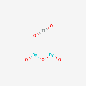 molecular formula Dy2O5Ti B13779564 Dysprosium(III) titanium oxide CAS No. 68993-46-4
