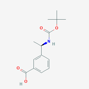 (R)-3-(1-tert-Butoxycarbonylamino-ethyl)-benzoic acid