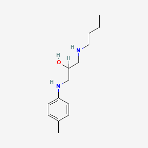 molecular formula C14H24N2O B13779618 1-(Butylamino)-3-p-toluidino-2-propanol CAS No. 7532-60-7