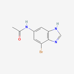 N-(7-Bromo-1H-benzo[d]imidazol-5-yl)acetamide