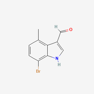 7-Bromo-4-methyl-1H-indole-3-carbaldehyde