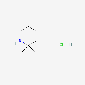 molecular formula C8H16ClN B1377975 5-Azaspiro[3.5]nonane hydrochloride CAS No. 1419101-47-5