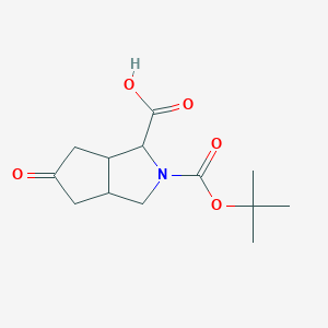 2-Boc-5-oxo-octahydro-cyclopenta[c]pyrrole-1-carboxylic acid