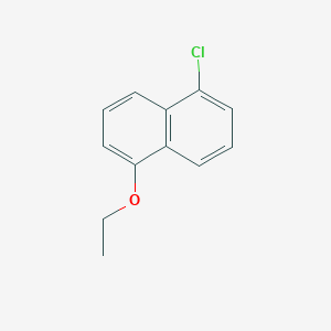 molecular formula C12H11ClO B13779810 1-Chloro-5-ethoxynaphthalene CAS No. 69859-62-7