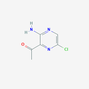 1-(3-Amino-6-chloropyrazin-2-YL)ethanone