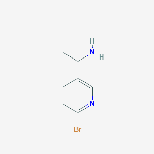 1-(6-Bromopyridin-3-yl)propylamine