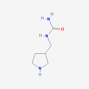 (Pyrrolidin-3-ylmethyl)urea
