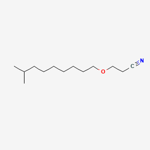 molecular formula C13H25NO B13779934 Propanenitrile, 3-(isodecyloxy)- CAS No. 64354-92-3