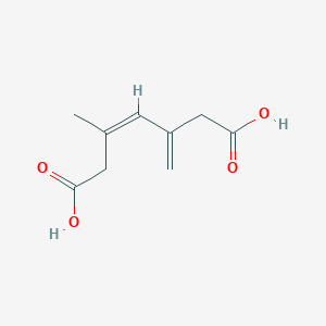 molecular formula C9H12O4 B13779939 Penta-1,3-diene-2,4-diyl diacetate CAS No. 85168-92-9