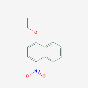 molecular formula C12H11NO3 B13779946 1-Ethoxy-4-nitronaphthalene CAS No. 91569-62-9
