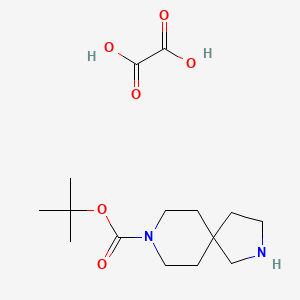 molecular formula C15H26N2O6 B1377997 8-Boc-2,8-diaza-spiro[4.5]decane oxalate CAS No. 1408074-53-2