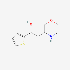 2-(Morpholin-3-yl)-1-(thiophen-2-yl)ethan-1-ol