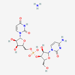 molecular formula C18H27N6O13P B13780088 Cytidyl-3'-5'-uridine ammonium salt 
