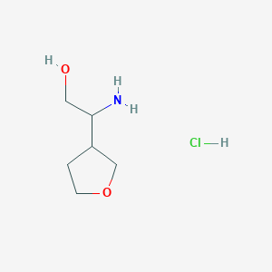 2-Amino-2-(oxolan-3-yl)ethan-1-ol hydrochloride