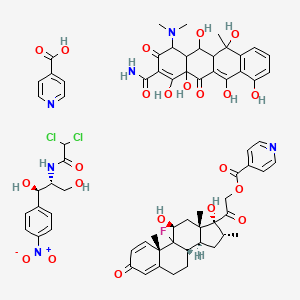 molecular formula C67H73Cl2FN6O22 B13780175 Vorenicol CAS No. 81391-23-3