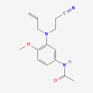 molecular formula C15H19N3O2 B13780213 N-[3-[(2-Cyanoethyl)allylamino]-4-methoxyphenyl]acetamide CAS No. 64611-87-6