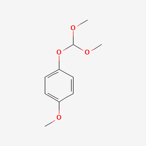 molecular formula C10H14O4 B13780222 1-(Dimethoxymethoxy)-4-methoxybenzene CAS No. 113336-11-1