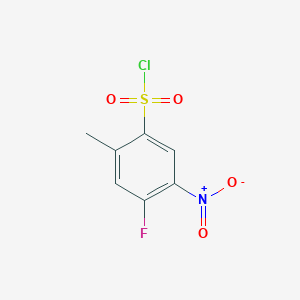 4-Fluoro-2-methyl-5-nitrobenzenesulfonyl chloride