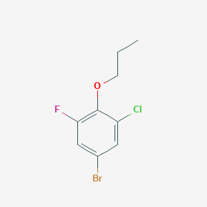 5-Bromo-1-chloro-3-fluoro-2-propoxybenzene
