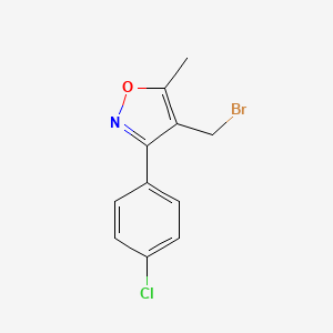 4-(Bromomethyl)-3-(4-chlorophenyl)-5-methylisoxazole