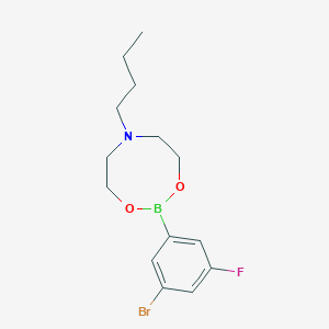 2-(3-Bromo-5-fluorophenyl)-6-butyl-1,3,6,2-dioxazaborocane