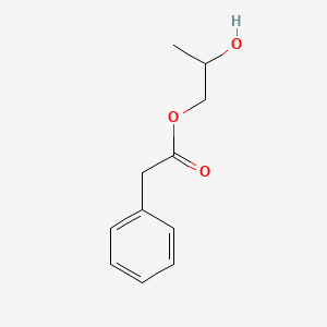molecular formula C11H14O3 B13780338 2-Hydroxypropyl phenylacetate CAS No. 80550-09-0