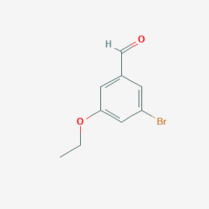 molecular formula C9H9BrO2 B1378034 3-Bromo-5-ethoxybenzaldehyde CAS No. 1451391-72-2