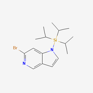 6-Bromo-1-(triisopropylsilyl)-1H-pyrrolo[3,2-c]pyridine