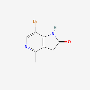 7-Bromo-4-methyl-1,3-dihydro-2H-pyrrolo[3,2-c]pyridin-2-one