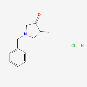 1-Benzyl-4-methyl-pyrrolidin-3-one hydrochloride