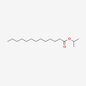 molecular formula C16H32O2 B13780460 Isopropyl tridecanoate CAS No. 28267-30-3