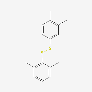 molecular formula C16H18S2 B13780552 Disulfide, 2,6-dimethylphenyl 3,4-dimethylphenyl CAS No. 65104-33-8