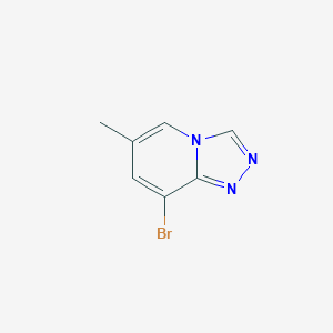 molecular formula C7H6BrN3 B1378061 8-Bromo-6-methyl-[1,2,4]triazolo[4,3-A]pyridine CAS No. 1260769-17-2